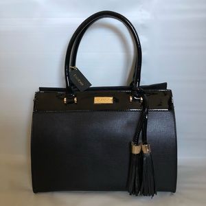bebe Black Tote Bag NWT